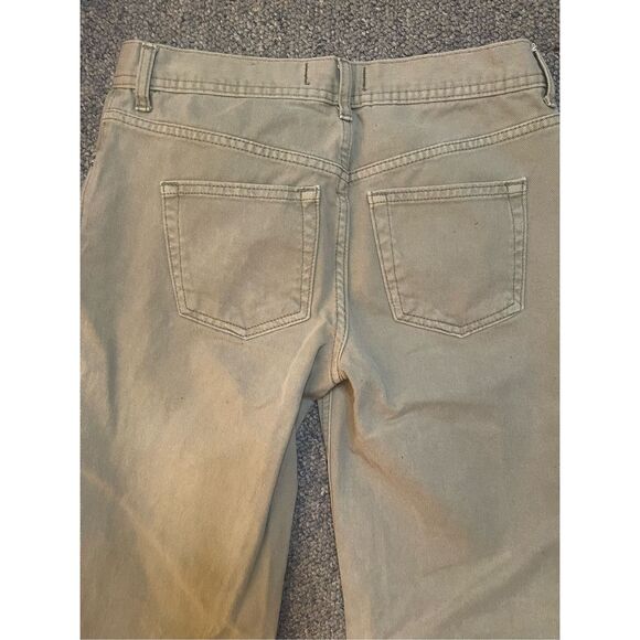 We The Free‎ Women's High-Rise Distressed Jeans Size 26 Green Straight - Picture 3 of 4